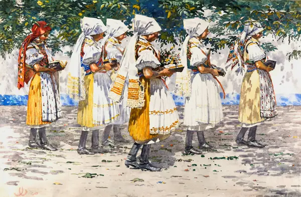Uprka, Joza: De la grande
