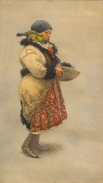 Uprka, Joza: Étude du costume folklorique