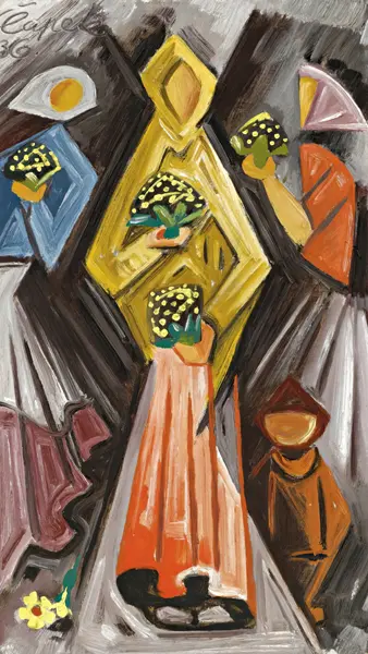 Capek, Josef: Women With Flowers