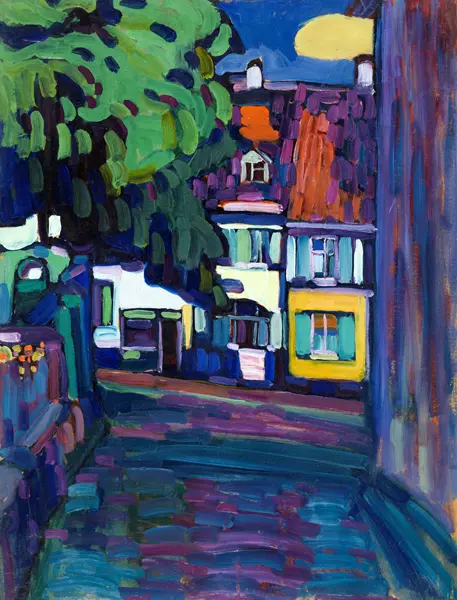 Kandinsky, Wassily: Murnau (at Obermarkt houses)