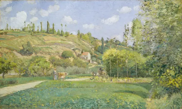 Pissarro, Camille: Cowherd at Valhermeil, Auvers-sur-Oise