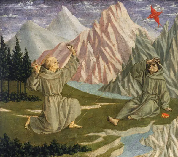 Veneziano, Domenico: Saint Francis Receiving the Stigmata, c. 1445-50