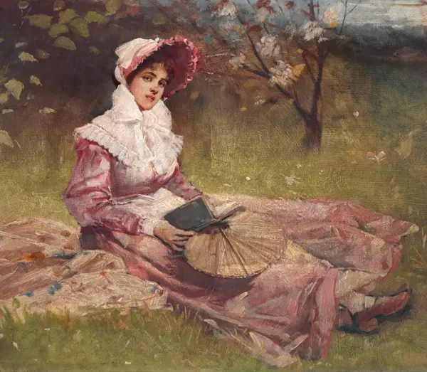 Schikaneder, Jakub: Portrait of wife Emilie