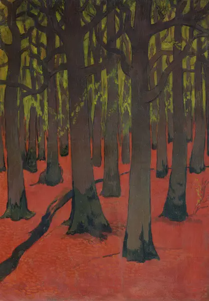 Lacombe, Georges: The Forest with Red Earth
