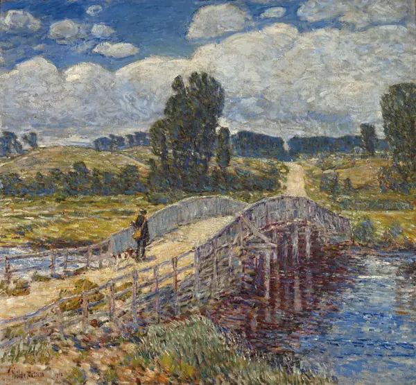 Hassam, Childe: Bridge of Old Lyme