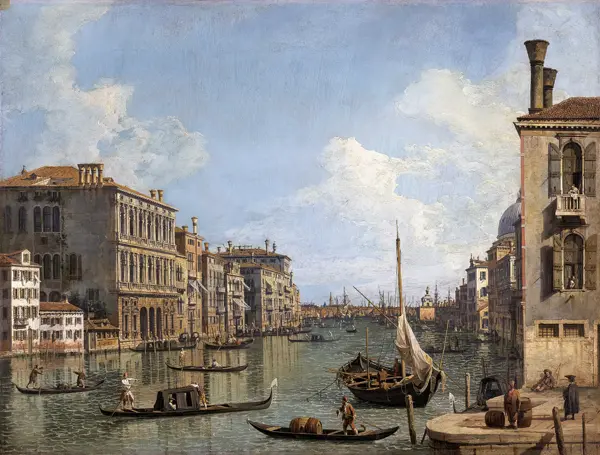 Canaletto, Giovanni: View of the Grand Canal