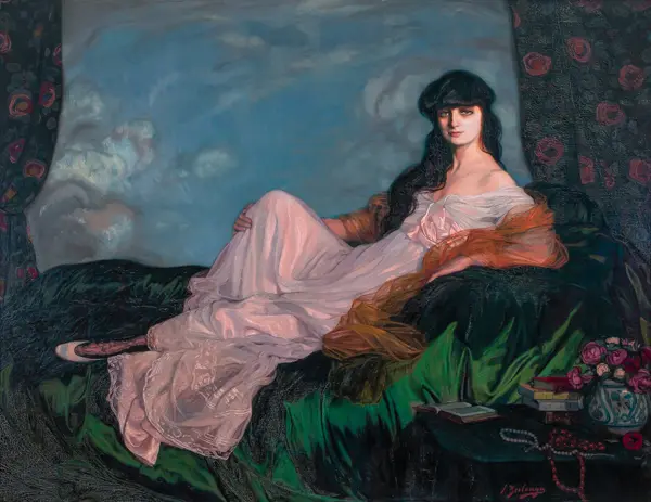 Zuloaga, Ignacio: Portrait of the Comtesse de Noailles (1876-1933) 1913