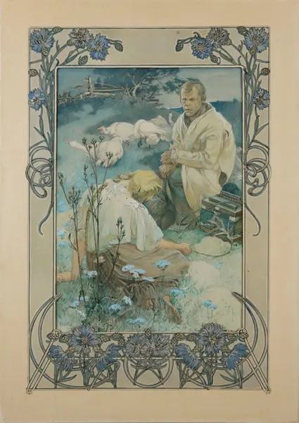 Mucha, Alfons: Las Bienaventuranzas de los pobres de espíritu