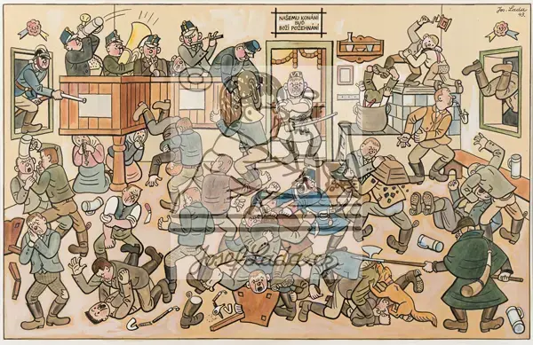 Lada, Josef: Fight in a Pub 1943