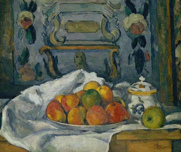 Cézanne, Paul: Dish of Apples, c.1876-77