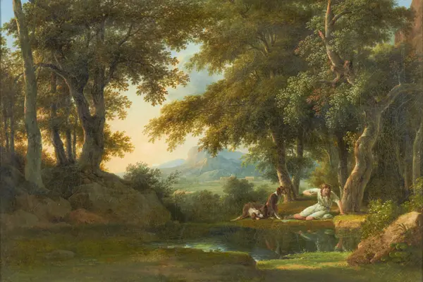 Valenciennes, Pierre Henri de: Narcissus Admiring his Reflection