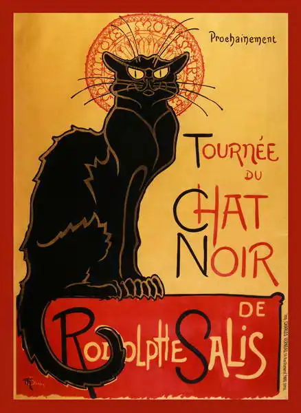 Steinlen, Théophile A.: Tournée du Chat Noir