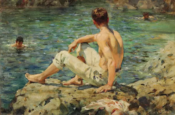 Tuke, Henry Scott: Green and Gold