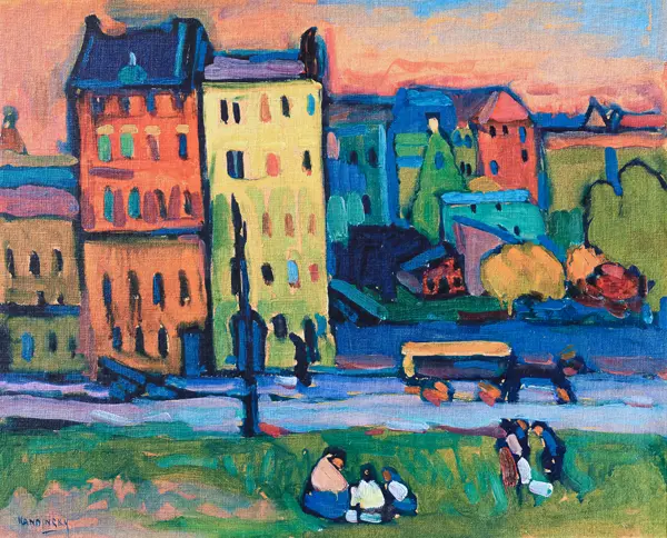 Kandinsky, Wassily: Case a Monaco di Baviera