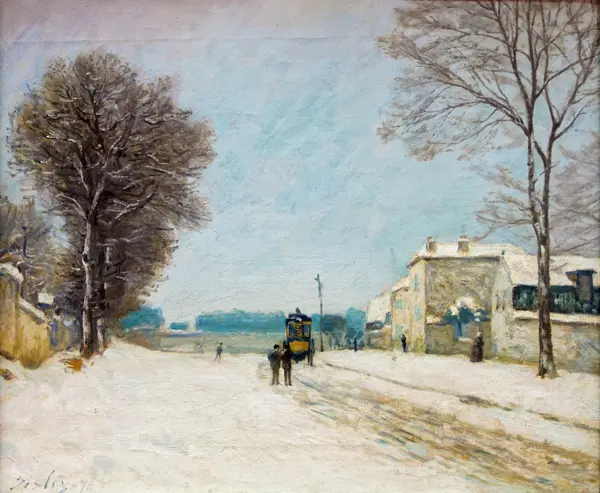 Sisley, Alfred: Winter, Snow Effect