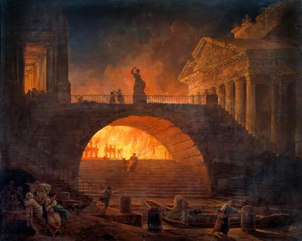 Robert, Hubert: The Fire of Rome, 18 July 64 AD