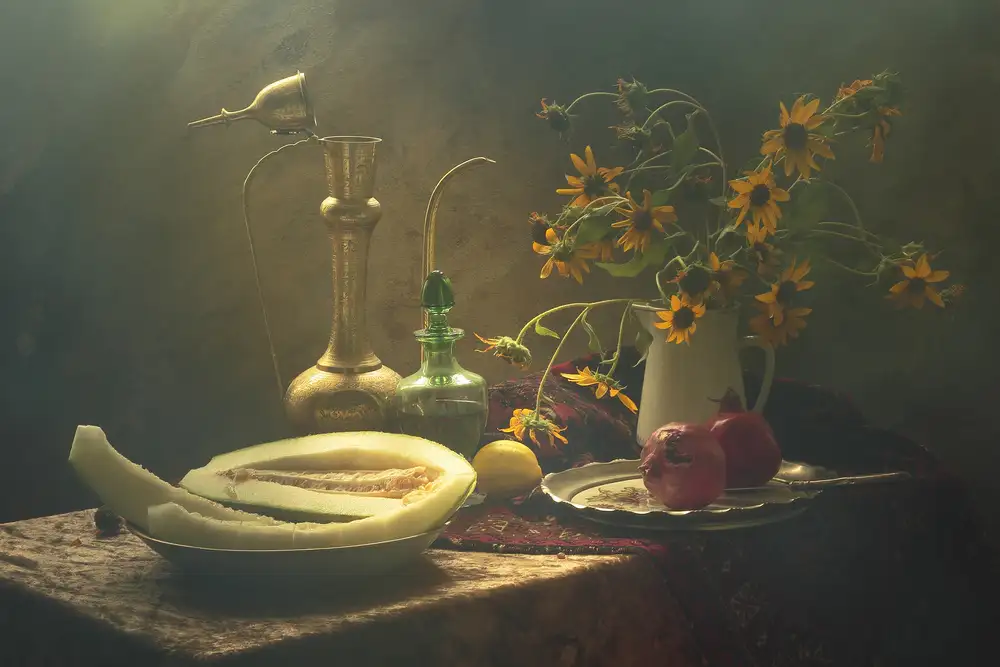 UstinaGreen: Still Life with Melon