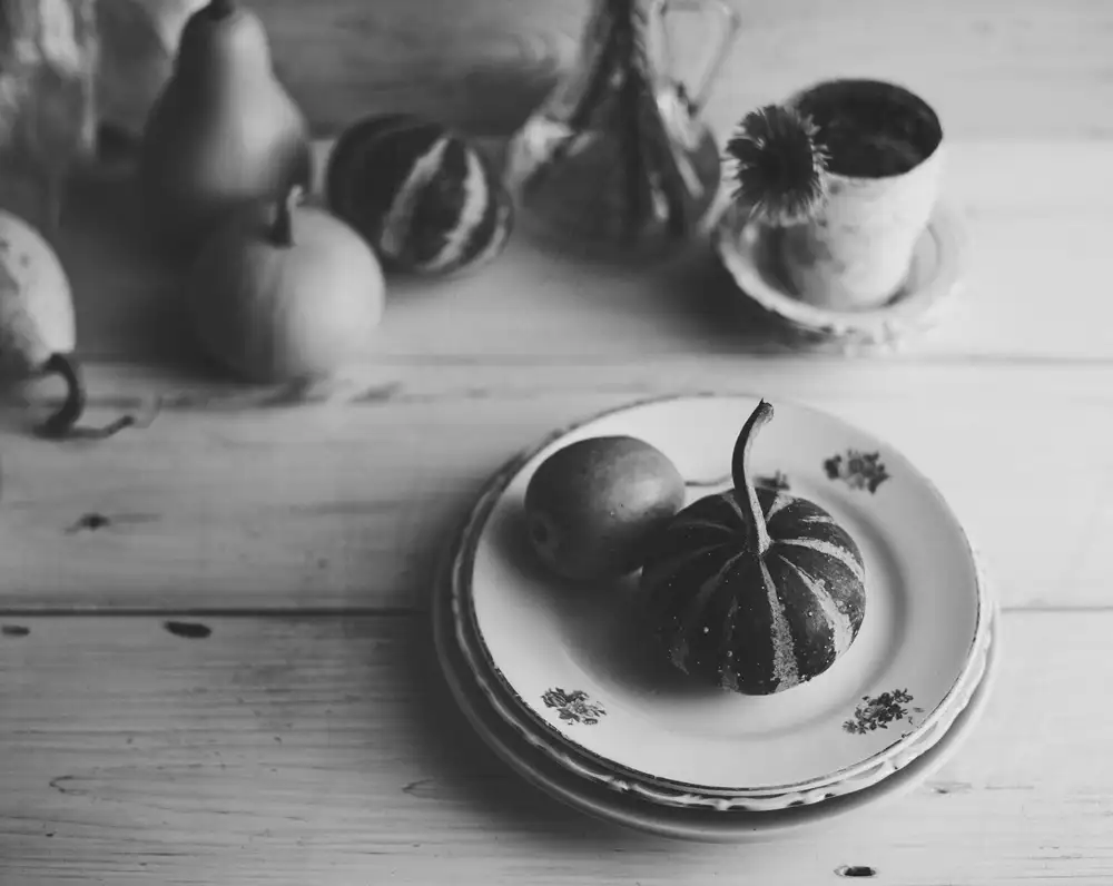 Karina, Aleksandrova: Autumn still life with pumpkins