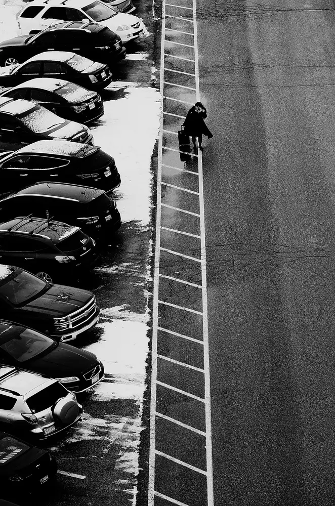 Wang, Jian: Am Parkplatz