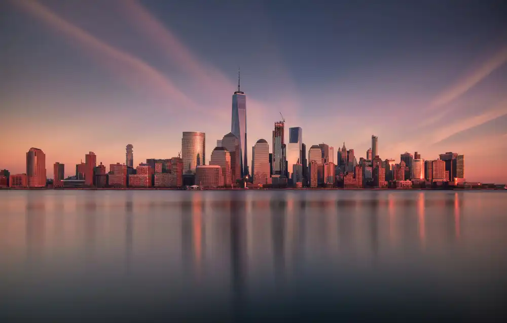Wei, (David), Dai: Lower Manhattan at dusk