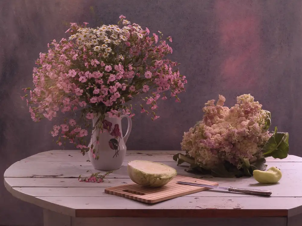 UstinaGreen: Natura morta in colore rosa