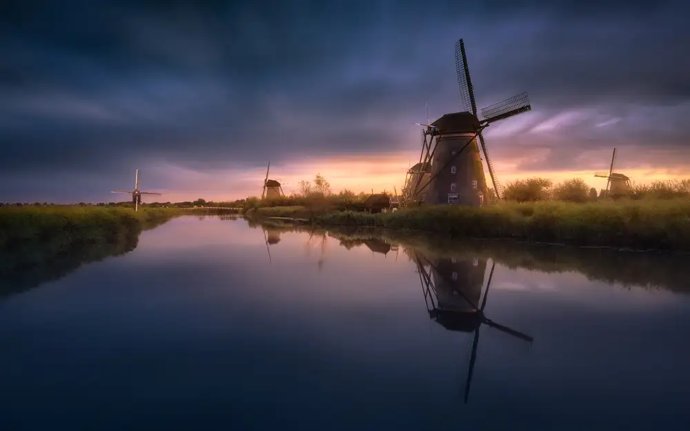 García, M. Jesús: Mulini a vento di Kinderdijk