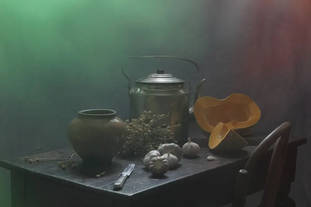 UstinaGreen: Natura morta con zucca-2