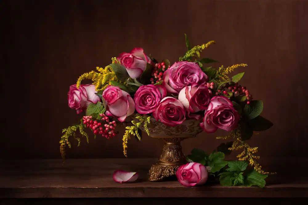 Lankina, Alina: Still life with roses