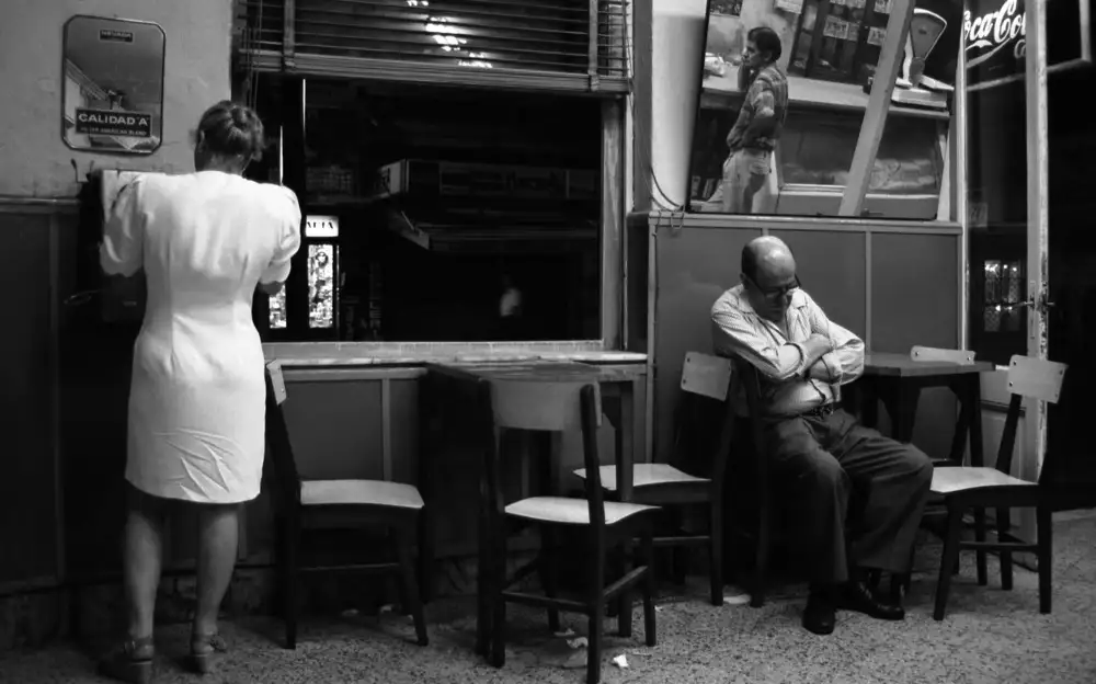 Matthes, Dieter: Nightlife (from the series Boy meets girl and Montevideo)