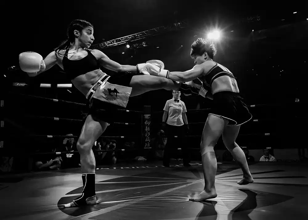 Zhao, Henry: Kickboxing fighting