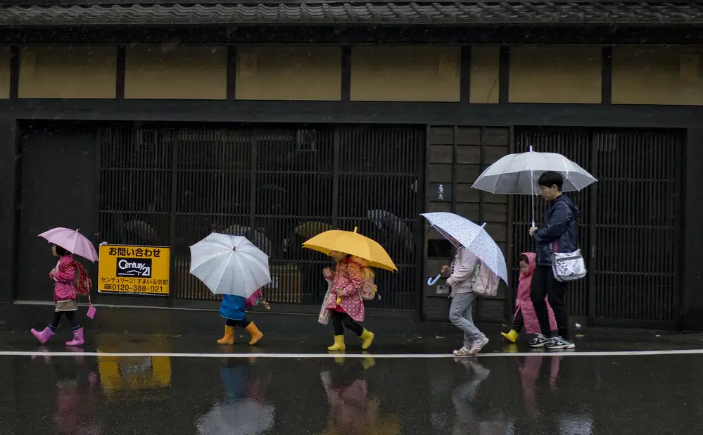 Grifantini, Lorenzo: Bajo la lluvia