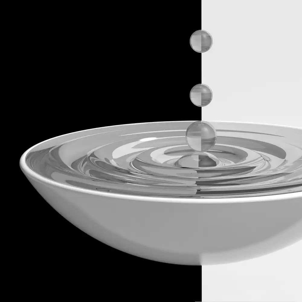 Bunjamin, Antonyus: Wasserreflexion