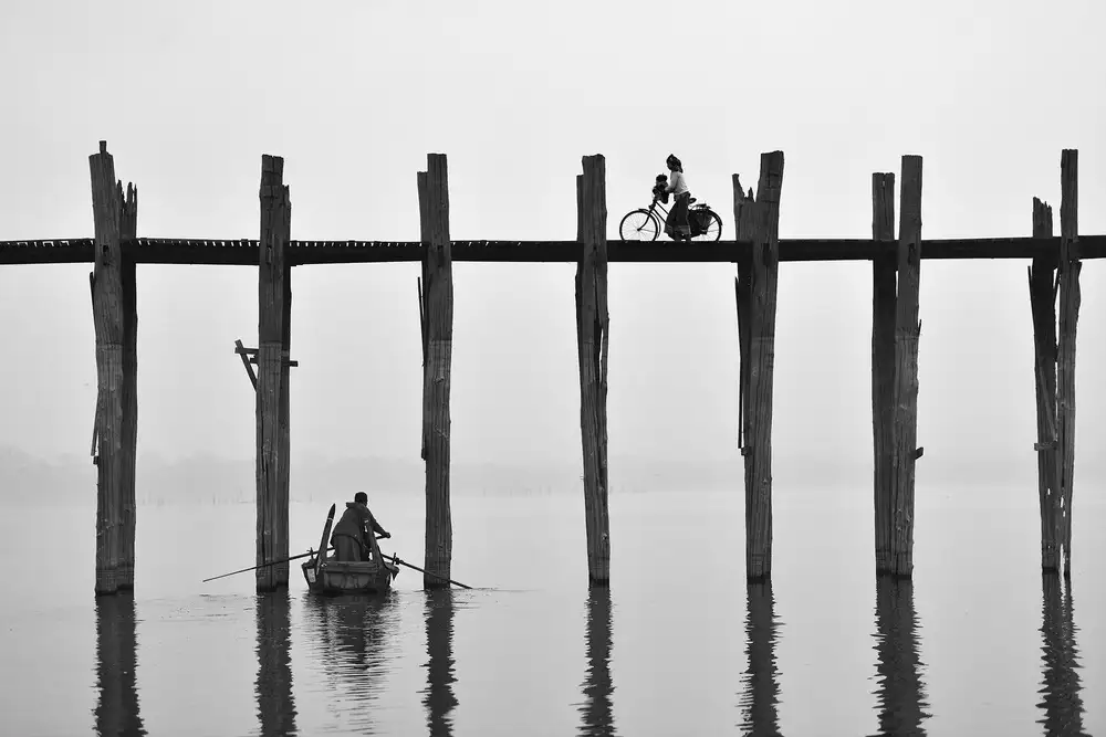 Intarob, Sarawut: U Bein bridge (Myanmar)