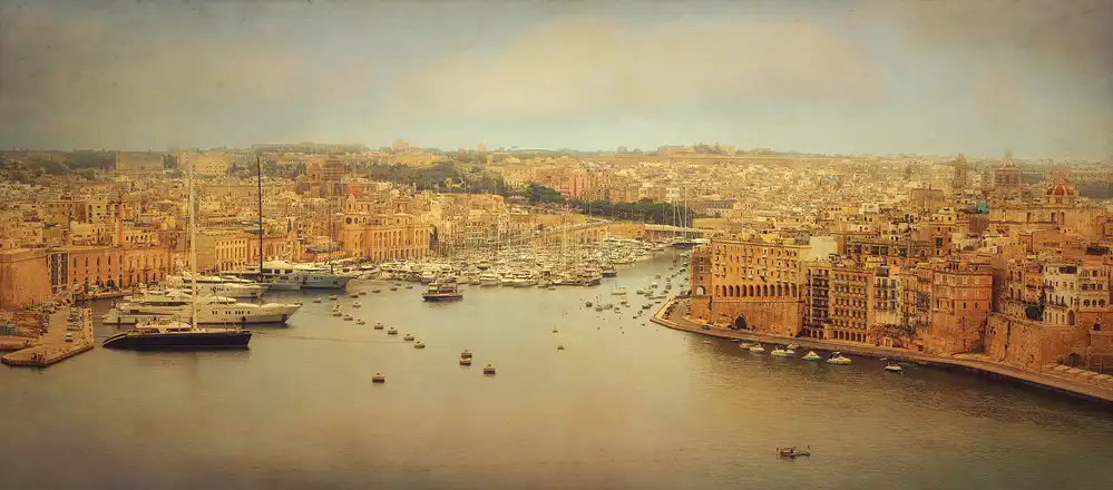 Deelen, van Ellen: Vista dall'alto Barakka,La Valletta,Malta