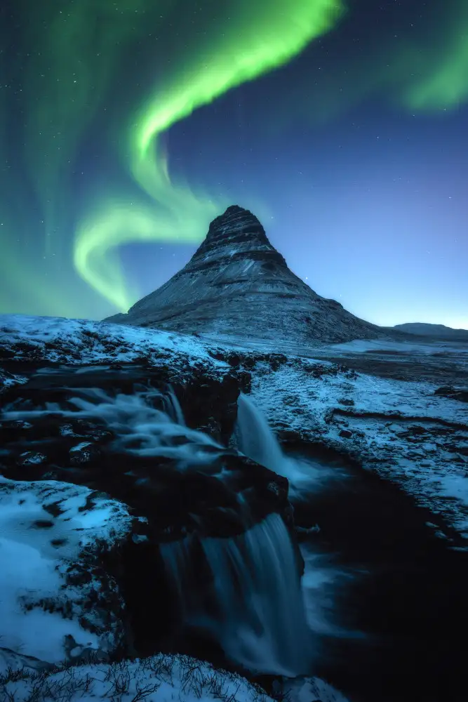 Gastager, Daniel: Aurora di Kirkjufell
