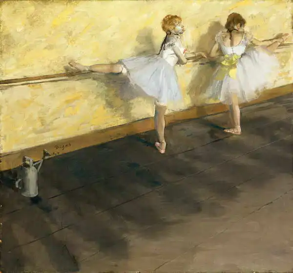 Degas, Edgar: Practicing at the Bar