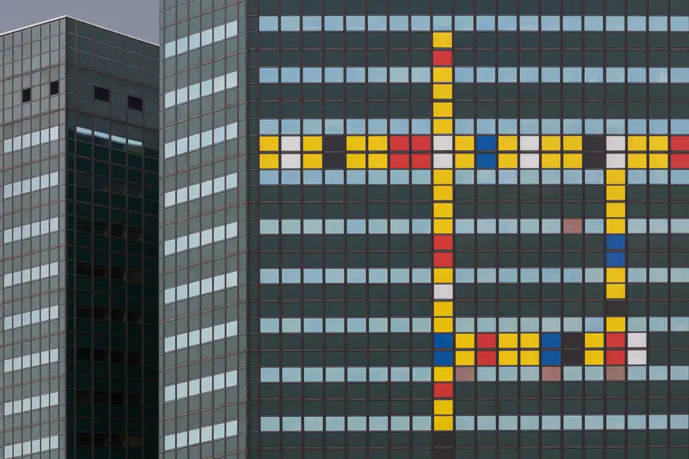 Luycx, Theo: Mondriaan an der Wand