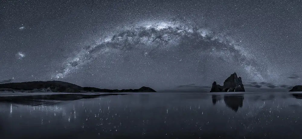 Zhu, Hua: Die Milchstraße über Wharariki Beach