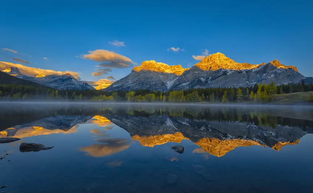 Zheng, Michael: Ein perfekter Morgen in den kanadischen Rocky Mountains