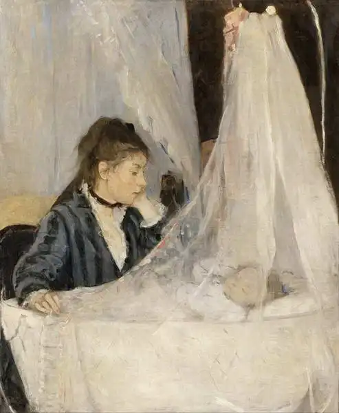 Morisot, Berthe: In the cradle