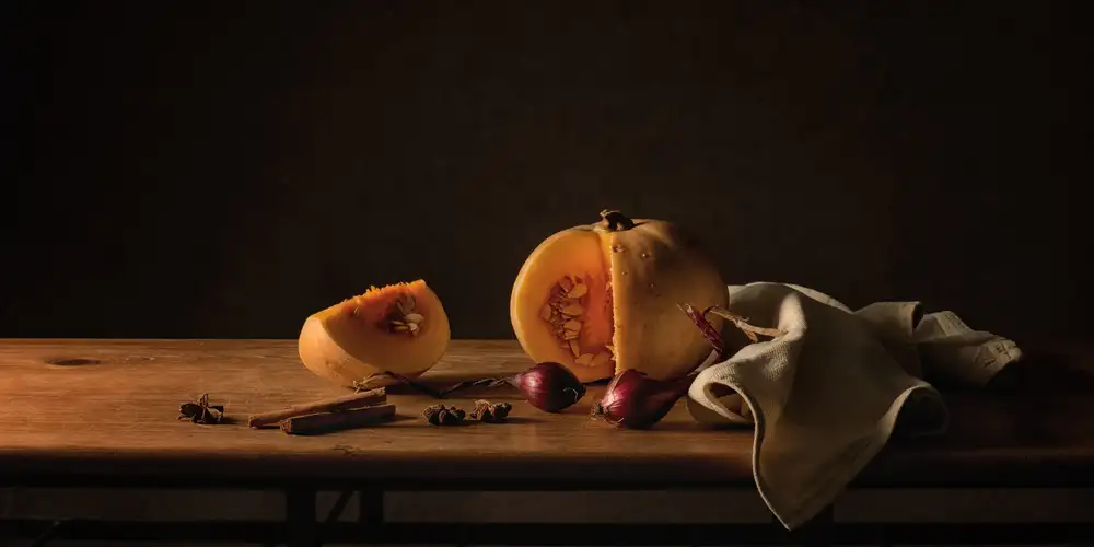 Velzen, van Monique: Still life pumpkin