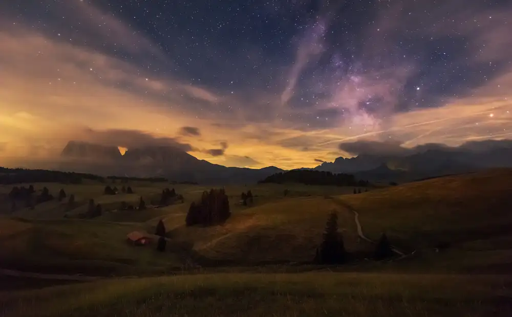Krivec, Ales: Alpe di Siusi at night