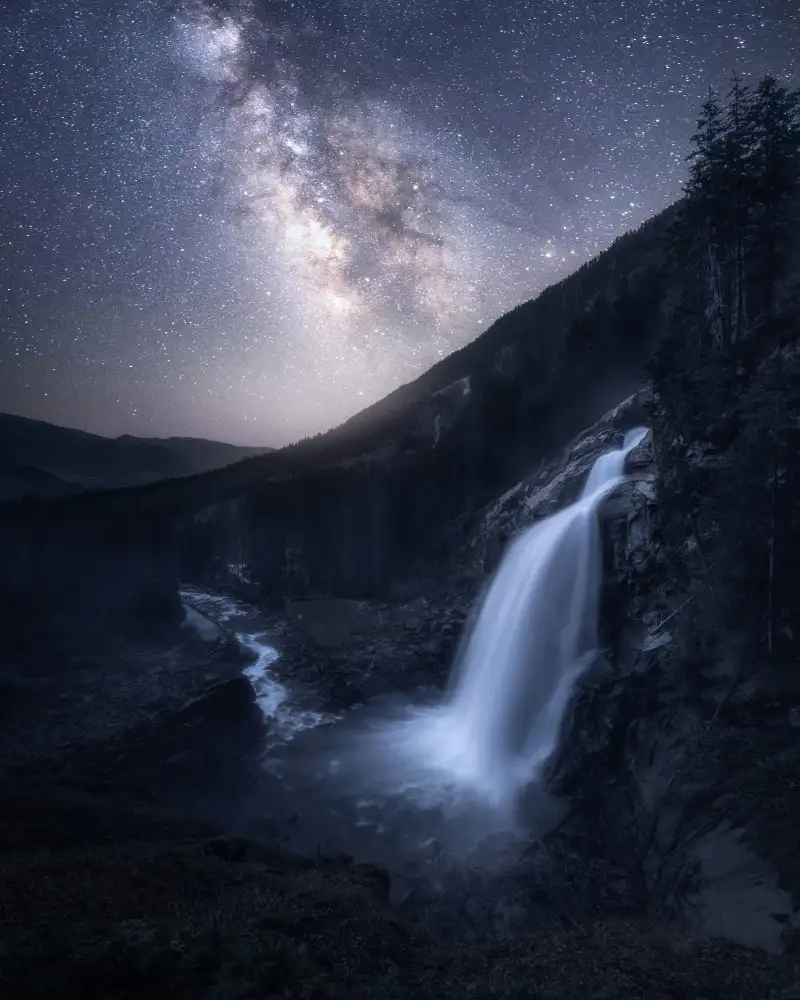 Gastager, Daniel: Notte stellata sulle Alpi