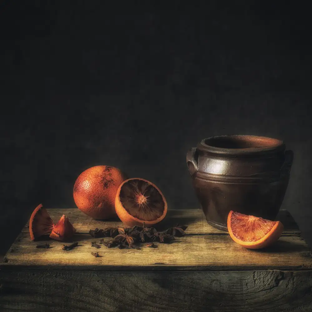 Velzen, van Monique: Still life Blood Orange