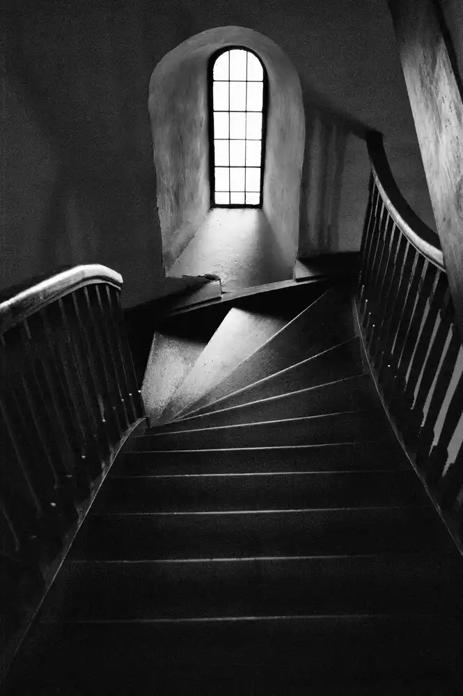 Eisele, Stefan: Church stairs in Bad Boll