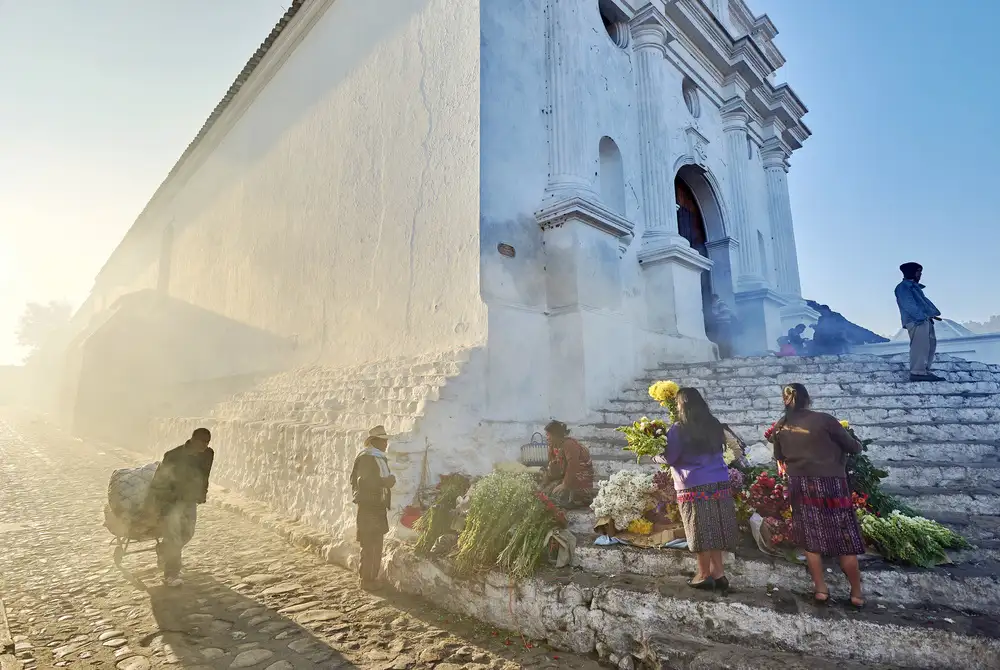 Froyda, Martin: Morning in city Chichicastenango, Guatemala