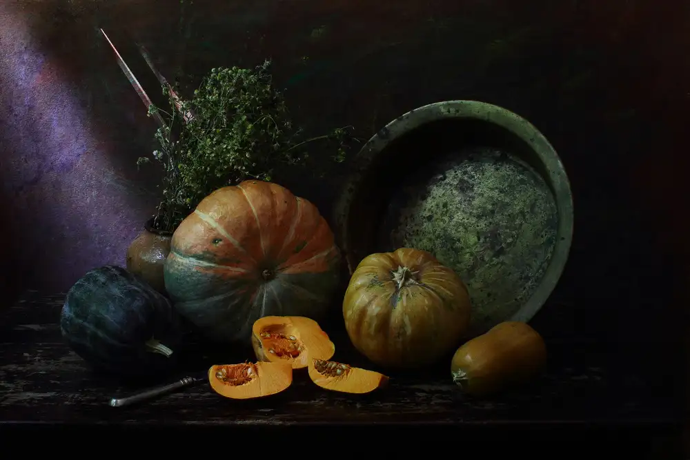 UstinaGreen: Still life with Pumpkins #5