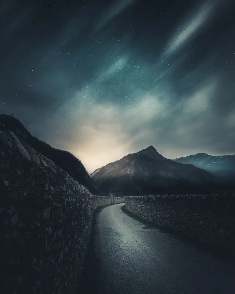 Fraccaroli, Andrea: Night road