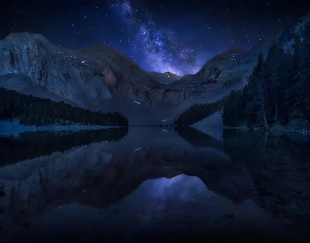 Osuna, Fran: Night on the lake