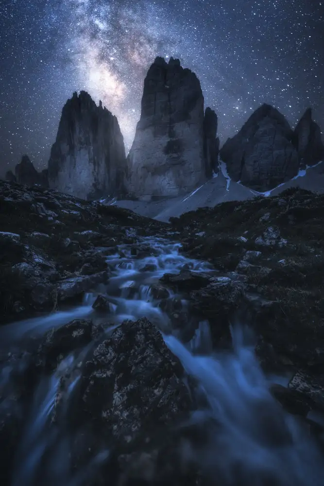 Gastager, Daniel: Una notte stellata nelle Dolomiti
